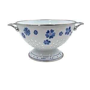 Villeroy & Boch Farmhouse Touch Blue White Colander